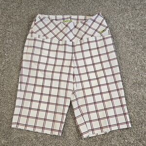 Swing Control Nautical Masters‎  Womans Golf Short Size 8 Window Pane Multi